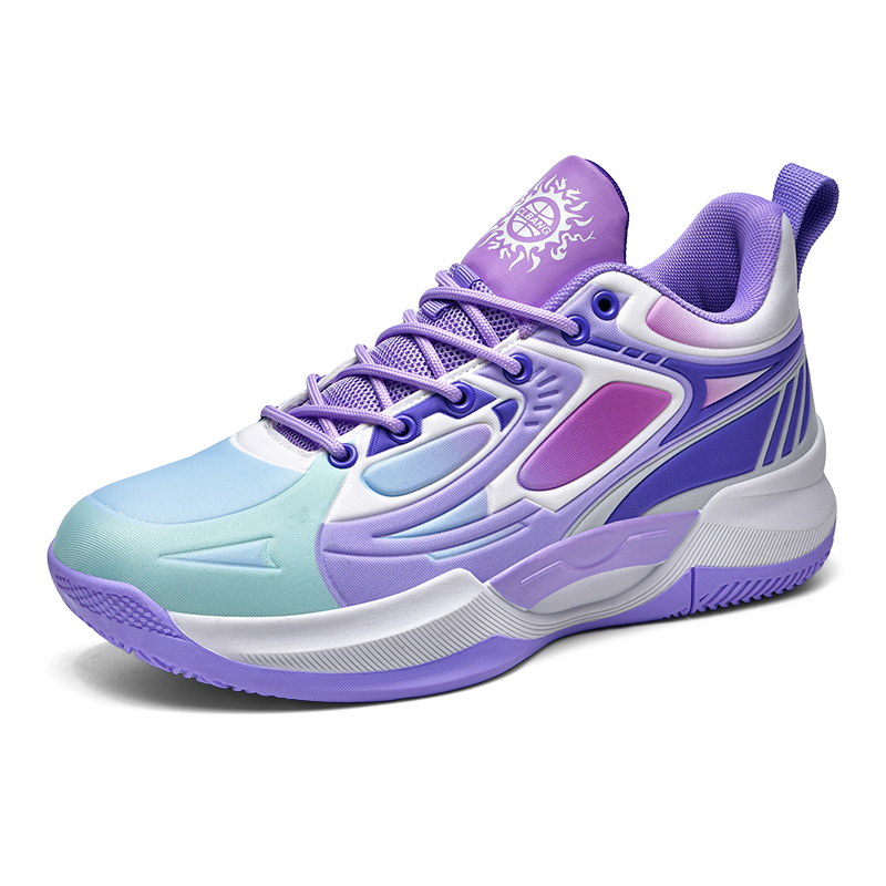 TONYBEAR Скользоустойчивые и дышащие баскетбольные кроссовки мид-топ унисекс бело-фиолетовые, цвет White Purple
TONYBEAR Скользоустойчивые и дышащие баскетбольные кроссовки мид-топ унисекс бело-фиолетовые, цвет White Purple