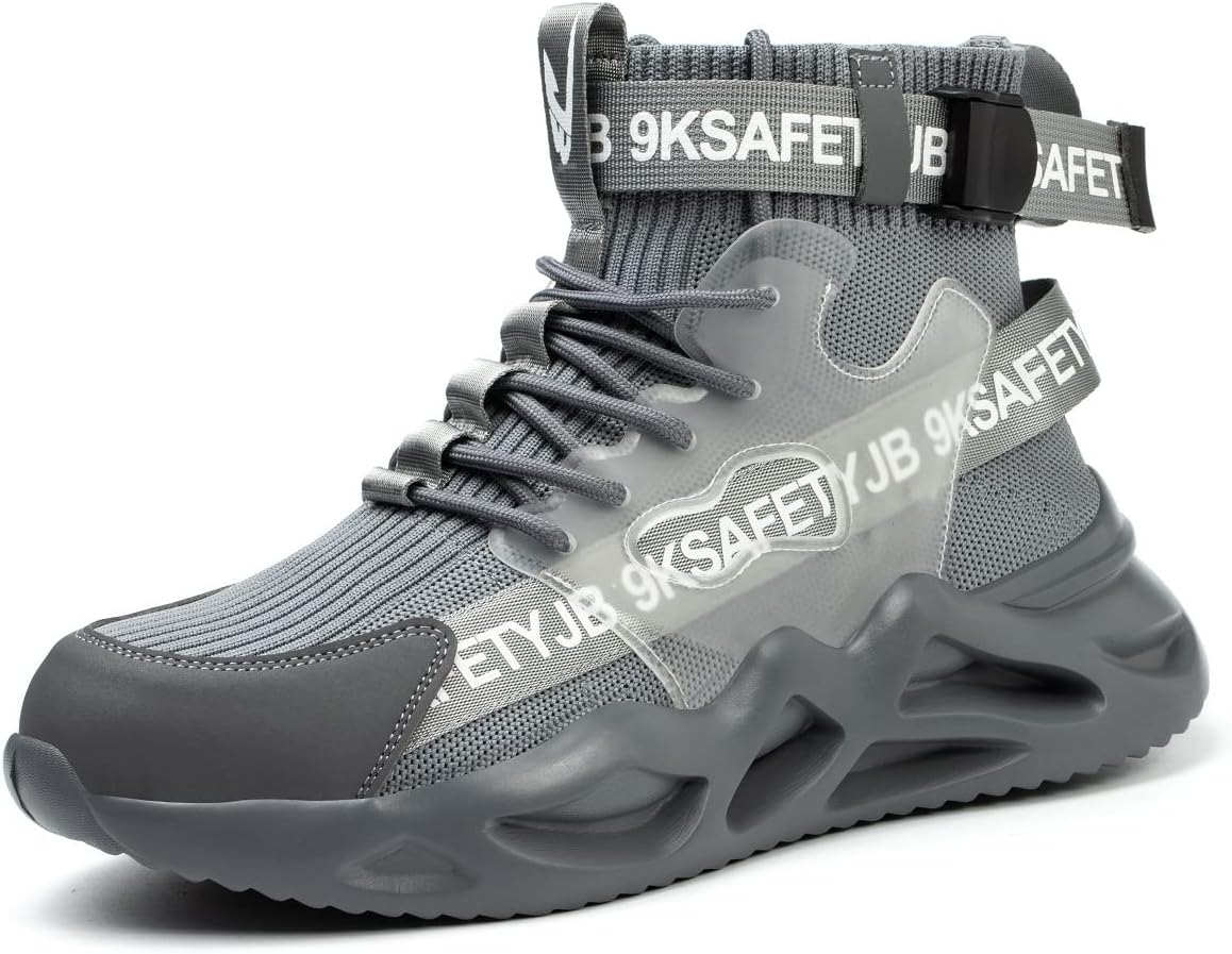 Ботинки Luolocsn с Защитным Металлическим Носком для Мужчин и Женщин, Нескользящие, Легкие, Дышащие, для Промышленности и Строительства, серый
Ботинки Luolocsn с Защитным Металлическим Носком для Мужчин и Женщин, Нескользящие, Легкие, Дышащие, для Промышленности и Строительства, серый