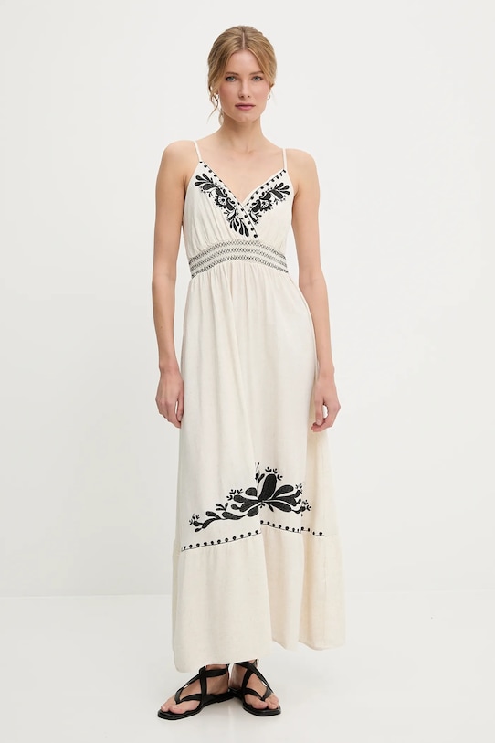 Платье с льняной тканью Answear.Lab, черный
Платье с льняной тканью Answear.Lab, черный