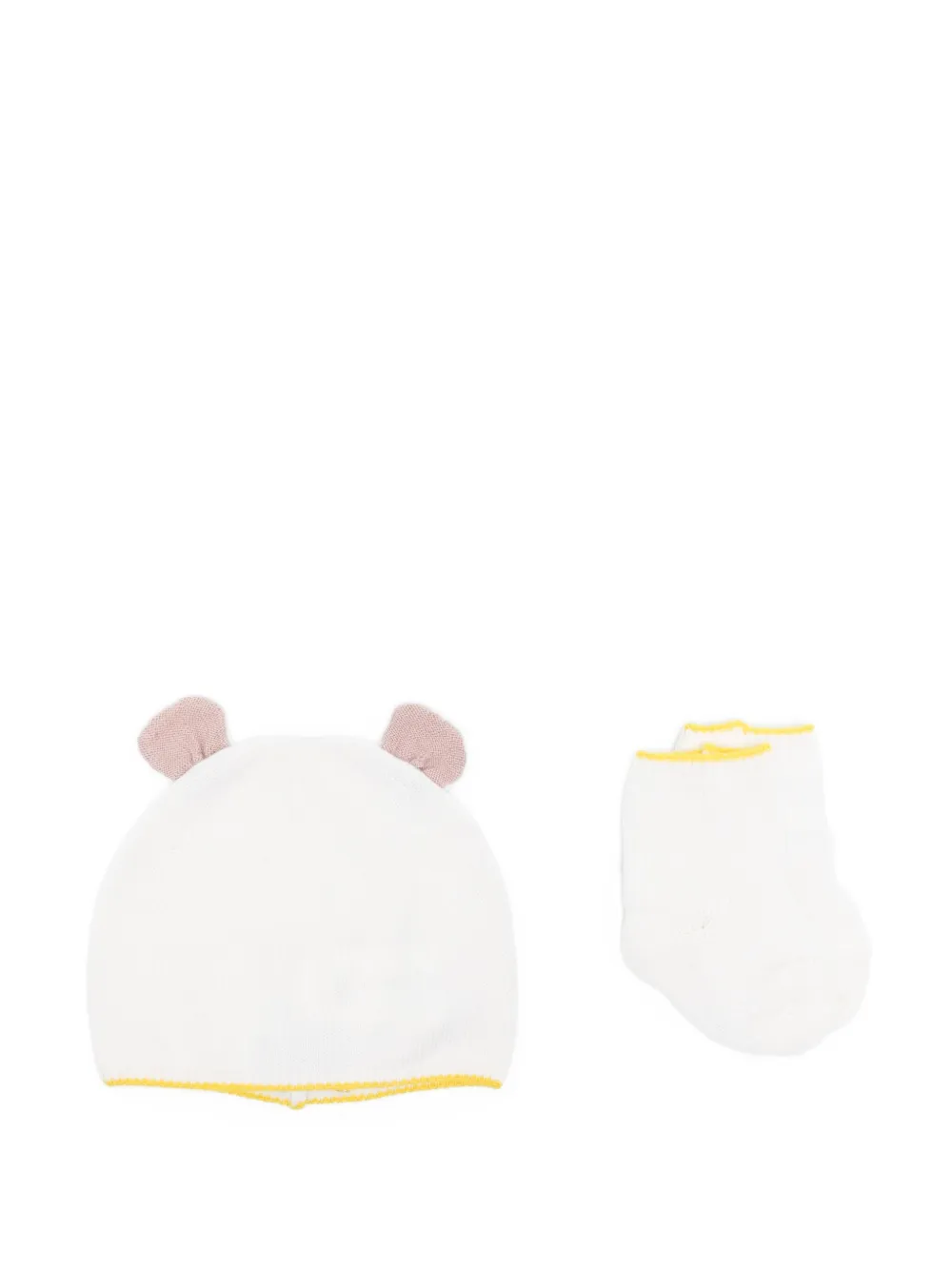 Комплект шапок-бини с медвежьими ушками Gensami kids, нейтральный
Комплект шапок-бини с медвежьими ушками Gensami kids, нейтральный