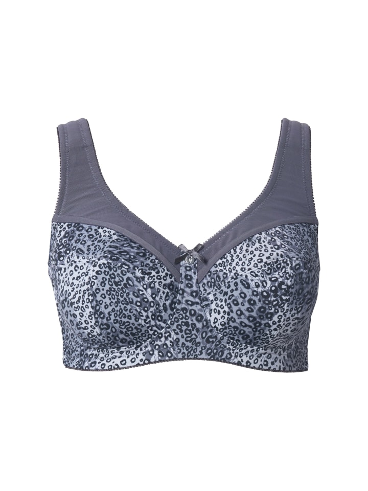 Бюстгальтер на косточках Ulla Popken, темно-серый
Бюстгальтер на косточках Ulla Popken, темно-серый