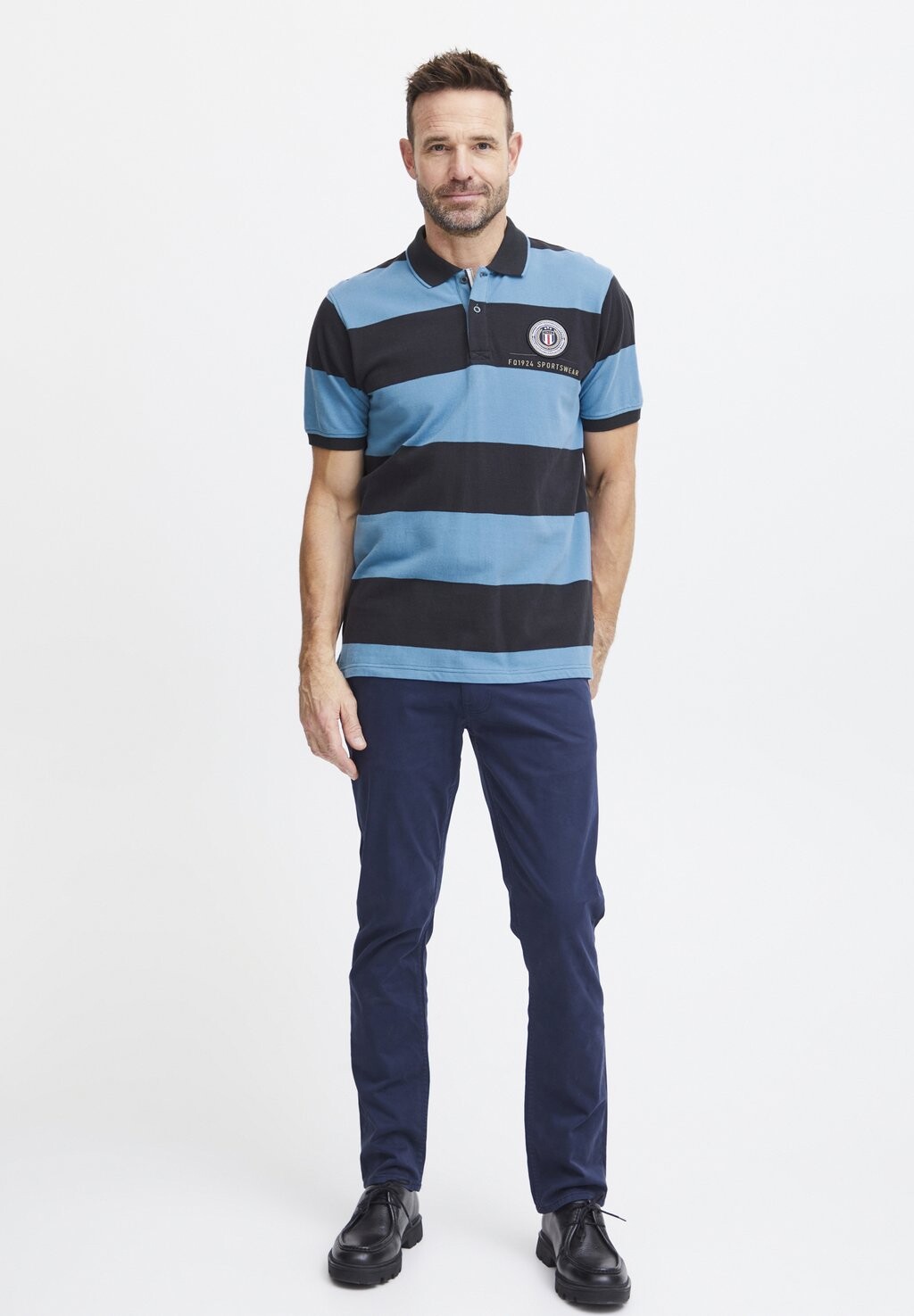 Поло Peter Stripe W Badge FQ1924, синий
Поло Peter Stripe W Badge FQ1924, синий