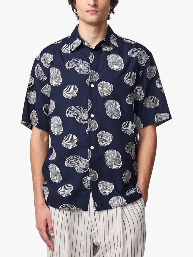 Фредди Коттон Regular Fit рубашка с принтом Shell NN.07, Navy Blue
Фредди Коттон Regular Fit рубашка с принтом Shell NN.07, Navy Blue