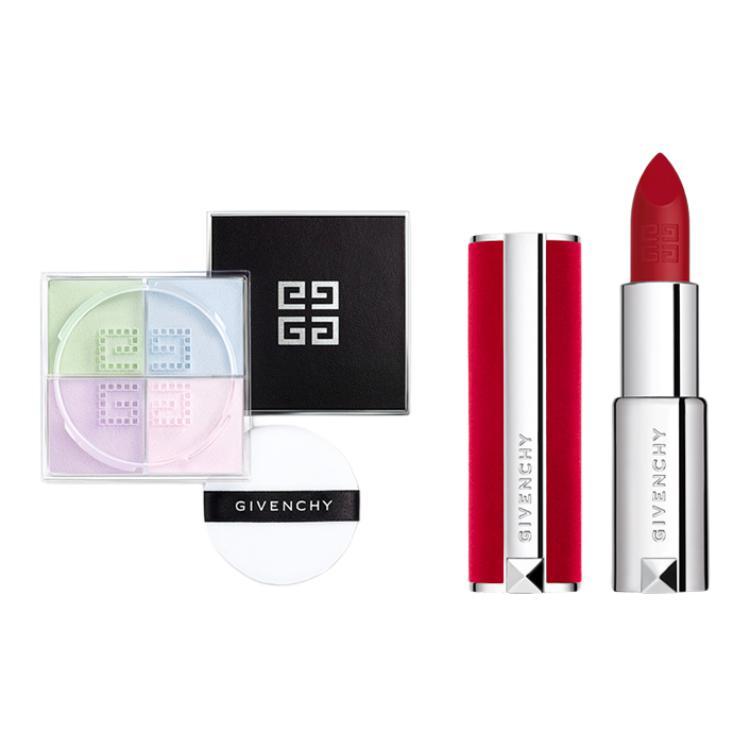 Givenchy Набор для макияжа с рассыпчатой пудрой, четырьмя отделениями, помадой "Красный бархат", легко растушевывается, натуральный цвет
Givenchy Набор для макияжа с рассыпчатой пудрой, четырьмя отделениями, помадой "Красный бархат", легко растушевывается, натуральный цвет