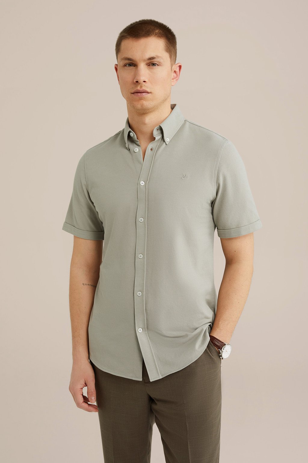 Рубашка WE Fashion, светло-коричневый
Рубашка WE Fashion, светло-коричневый