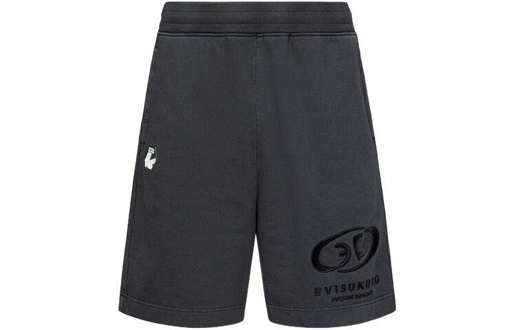 Повседневные шорты мужские темно-серые Evisu, темно-серый
Повседневные шорты мужские темно-серые Evisu, темно-серый