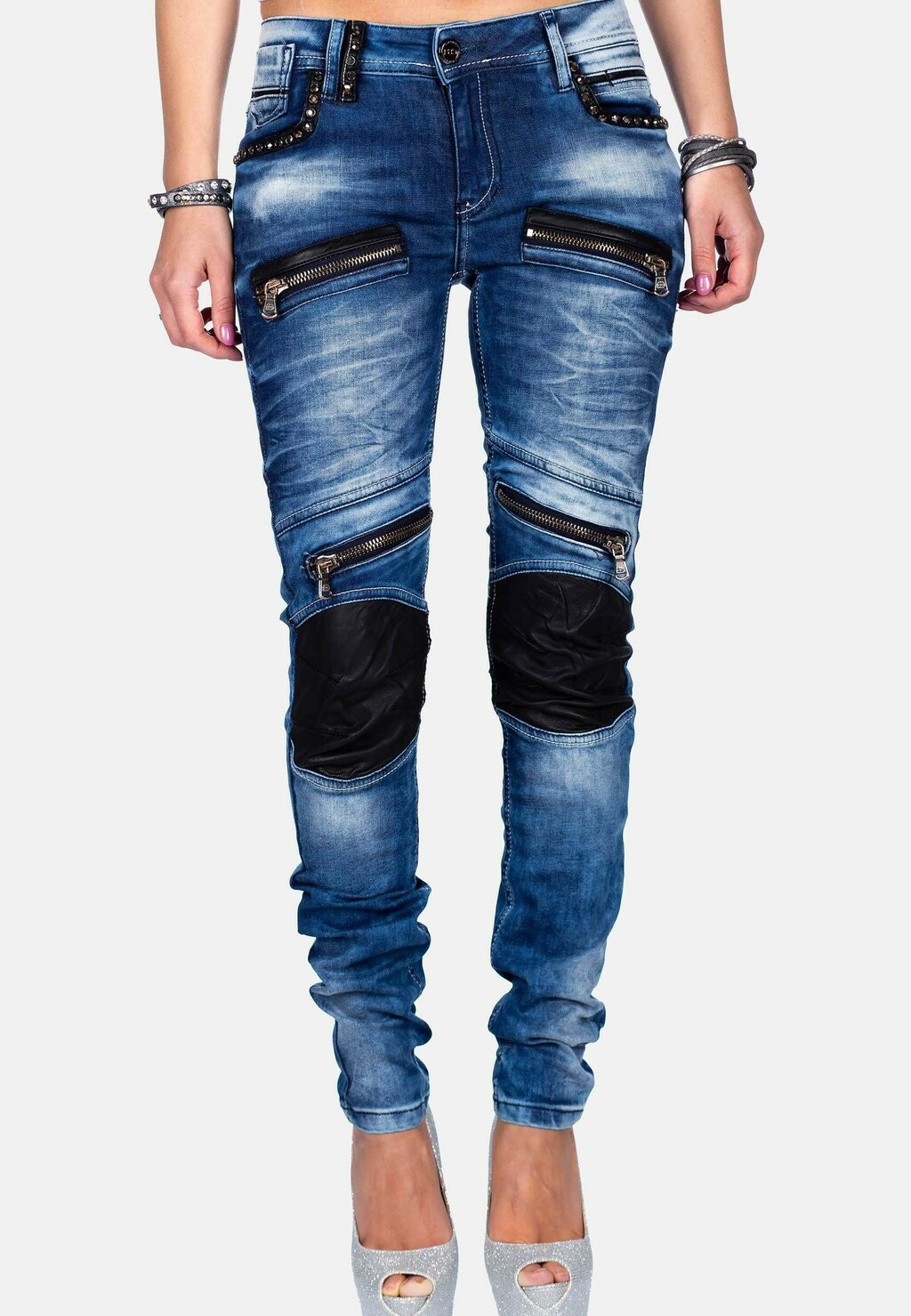 Джинсы облегающего кроя Cipo & Baxx, синий
Джинсы облегающего кроя Cipo & Baxx, синий