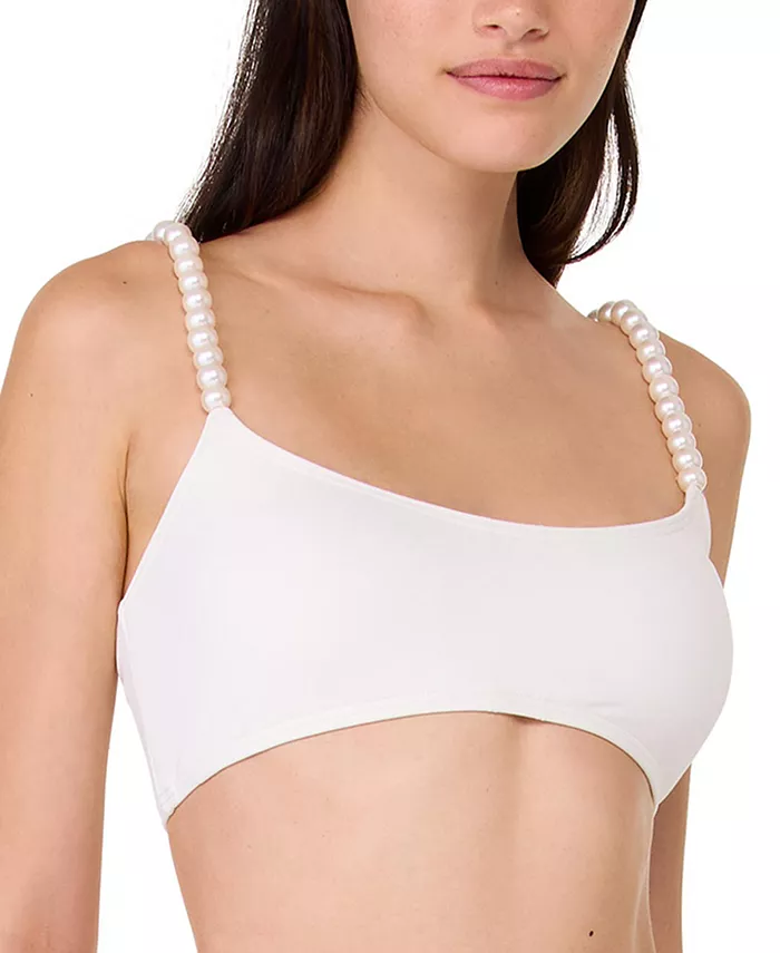 Женский топ бикини с декорированными бретелями kate spade new york, слоновая кость/кремовый
Женский топ бикини с декорированными бретелями kate spade new york, слоновая кость/кремовый