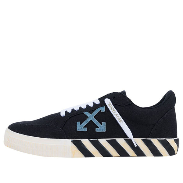 Кроссовки low vulcanized sneakers black Off-White, черный 
Кроссовки low vulcanized sneakers black Off-White, черный