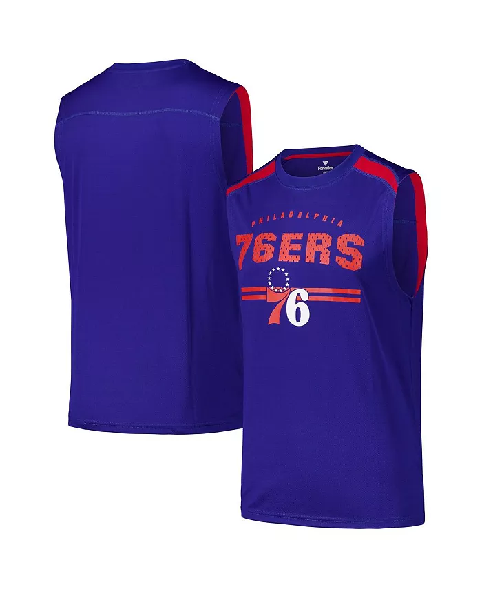 Мужская майка Royal Philadelphia 76ers Birdseye Muscle Fanatics
Мужская майка Royal Philadelphia 76ers Birdseye Muscle Fanatics