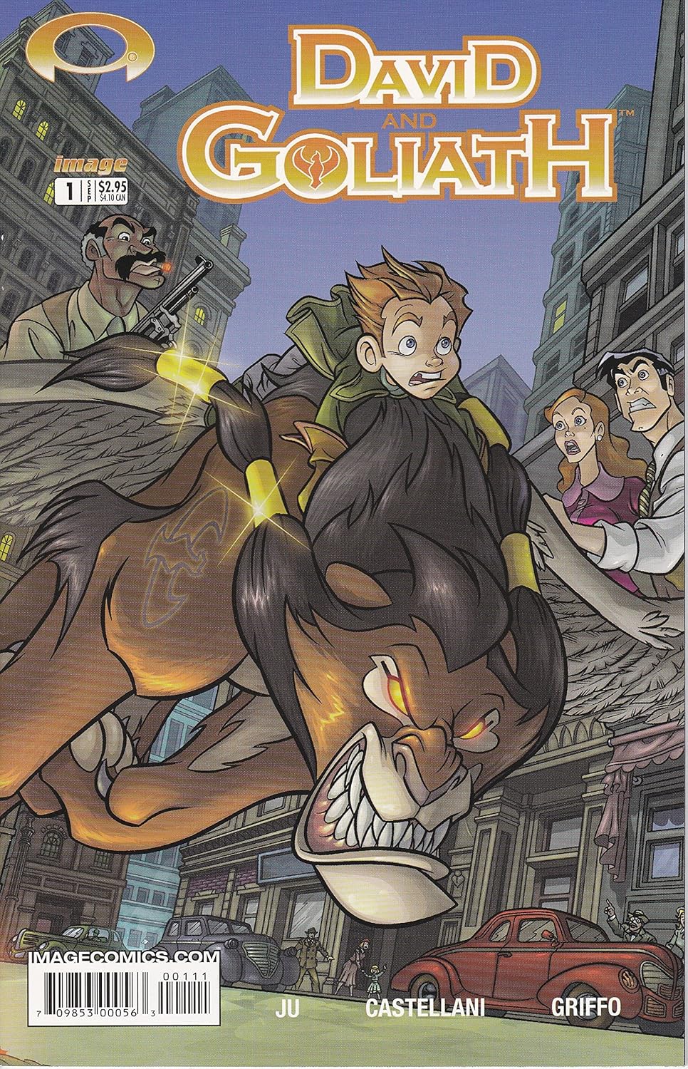 David and Goliath, Vol. 1 No. 1; Sept. 2003 (Image Comics)
David and Goliath, Vol. 1 No. 1; Sept. 2003 (Image Comics)