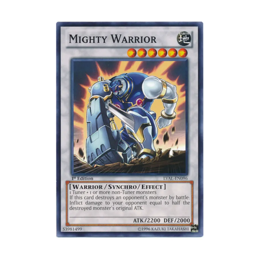 CCG Могучий воин (Обычный), Yu-Gi-Oh - Legacy of the Valiant - Singles
CCG Могучий воин (Обычный), Yu-Gi-Oh - Legacy of the Valiant - Singles