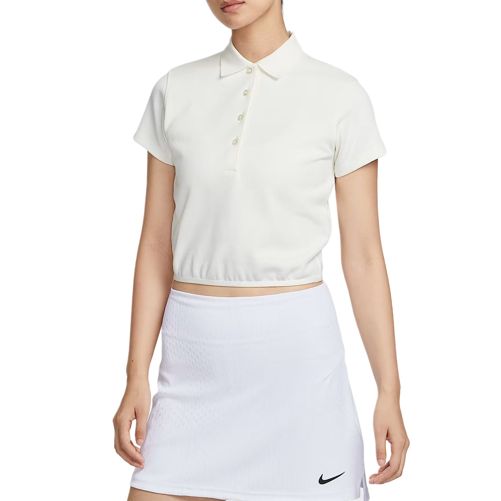 Женская короткая поло для гольфа Nike, белый/черный
Женская короткая поло для гольфа Nike, белый/черный