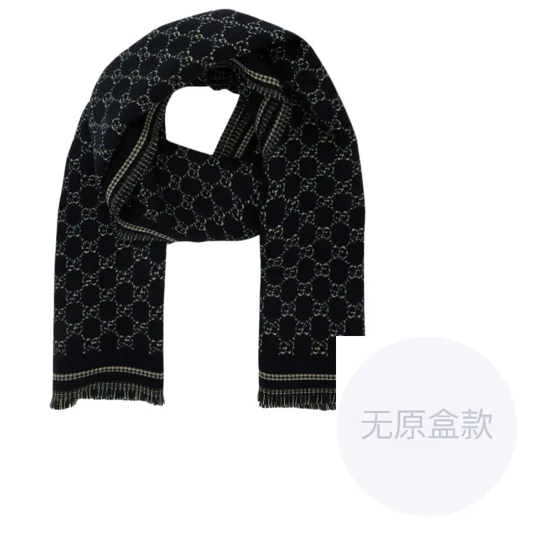 Шерстяной жаккардовый шарф GG GUCCI, серый
Шерстяной жаккардовый шарф GG GUCCI, серый