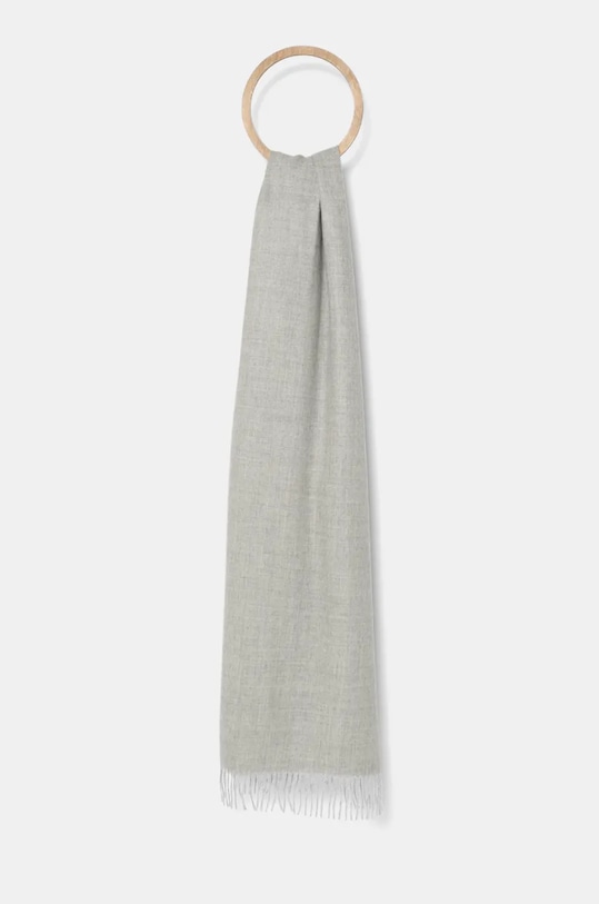 Шерстяной шарф из альпаки My Alpaca, серый 
Шерстяной шарф из альпаки My Alpaca, серый