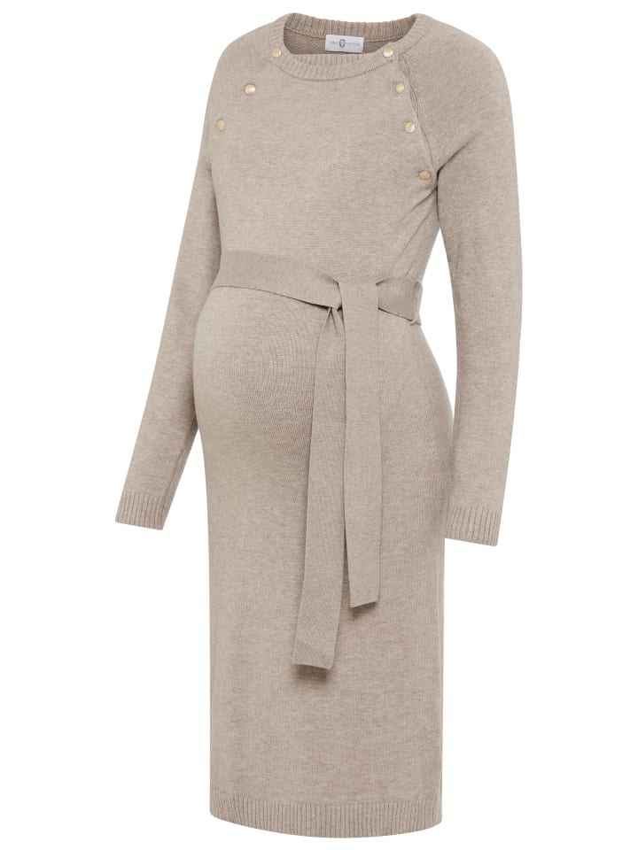 Платье для беременных бежевого меланжа neun 9 monate
Платье для беременных бежевого меланжа neun 9 monate