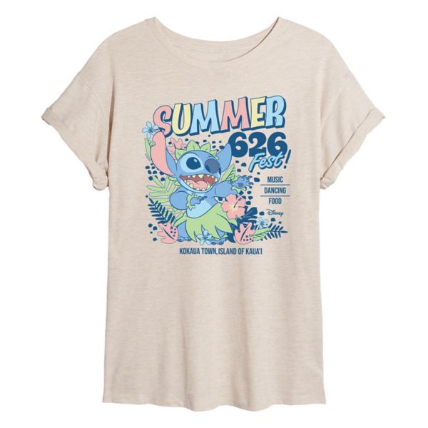 Летняя футболка 626 Fest от Lilo & Stitch Juniors Disney, бежевый
Летняя футболка 626 Fest от Lilo & Stitch Juniors Disney, бежевый