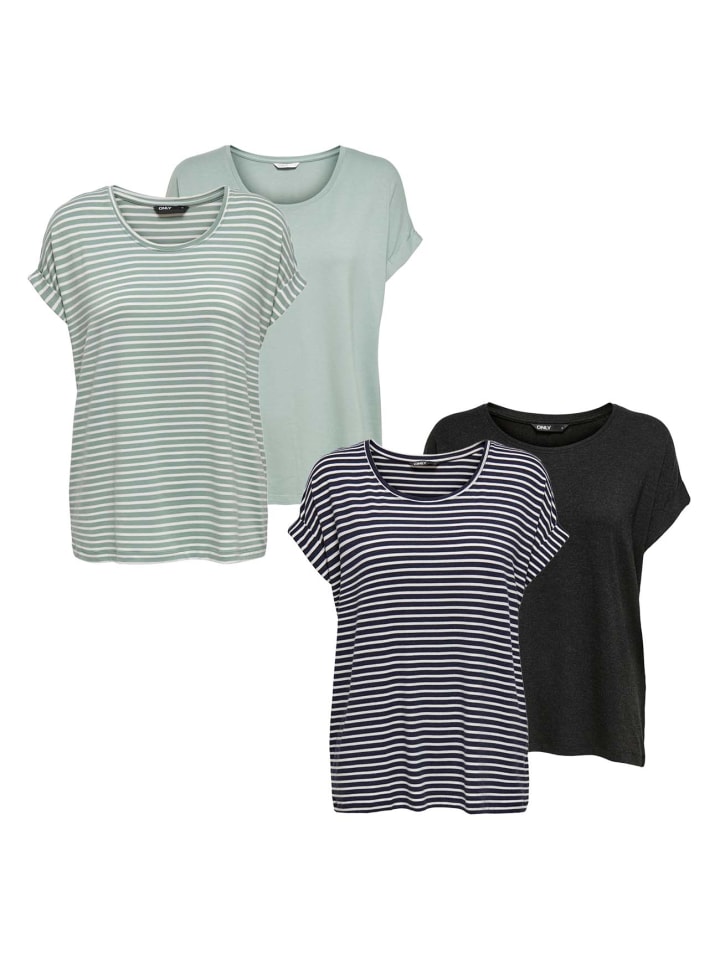 ONLY Набор из 4 разноцветных футболок MOSTER
ONLY Набор из 4 разноцветных футболок MOSTER