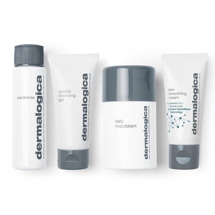 Набор Discover Healthy Skin — включает предварительное очищение, средство для умывания, отшелушивающее средство для лица и увлажняющий крем., Dermalogica
Набор Discover Healthy Skin — включает предварительное очищение, средство для умывания, отшелушивающее средство для лица и увлажняющий крем., Dermalogica