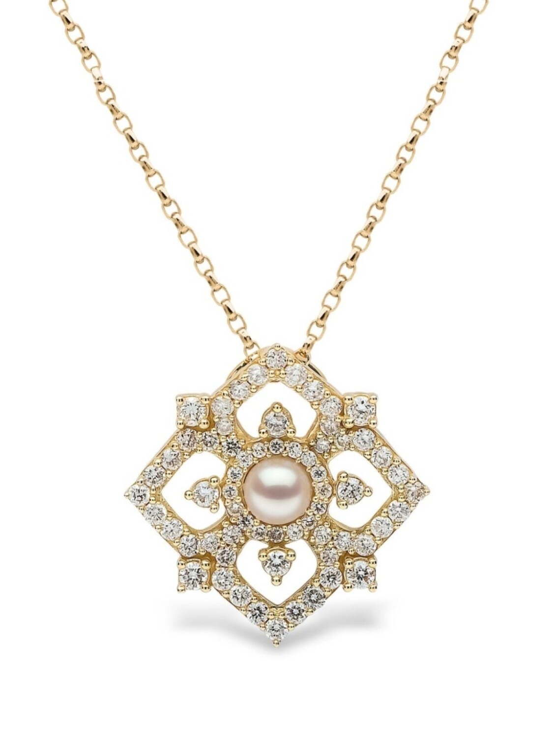 Подвеска Petal из желтого золота с жемчугом и бриллиантами Yoko London, золотой
Подвеска Petal из желтого золота с жемчугом и бриллиантами Yoko London, золотой