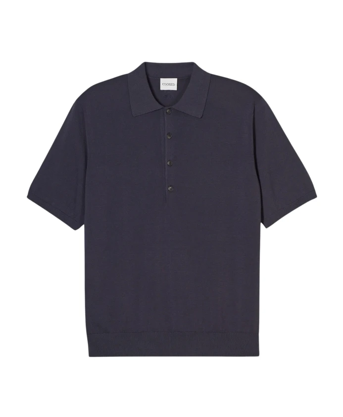Рубашка-Поло с вышитым логотипом Closed, синий
Рубашка-Поло с вышитым логотипом Closed, синий