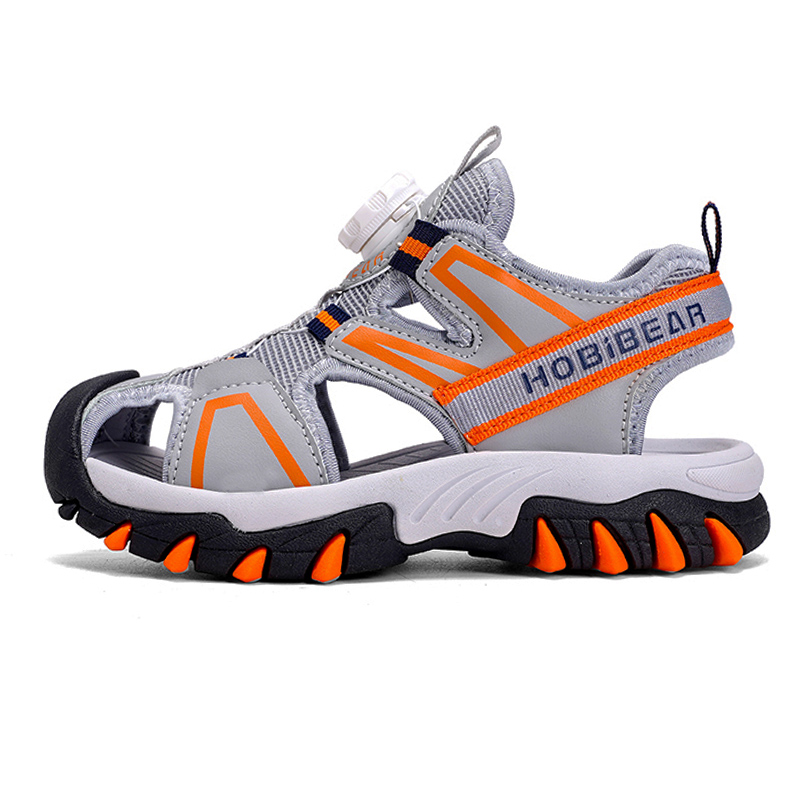 Сандалии детские износостойкие противоскользящие детские HOBIBEAR, серый/оранжевый
Сандалии детские износостойкие противоскользящие детские HOBIBEAR, серый/оранжевый