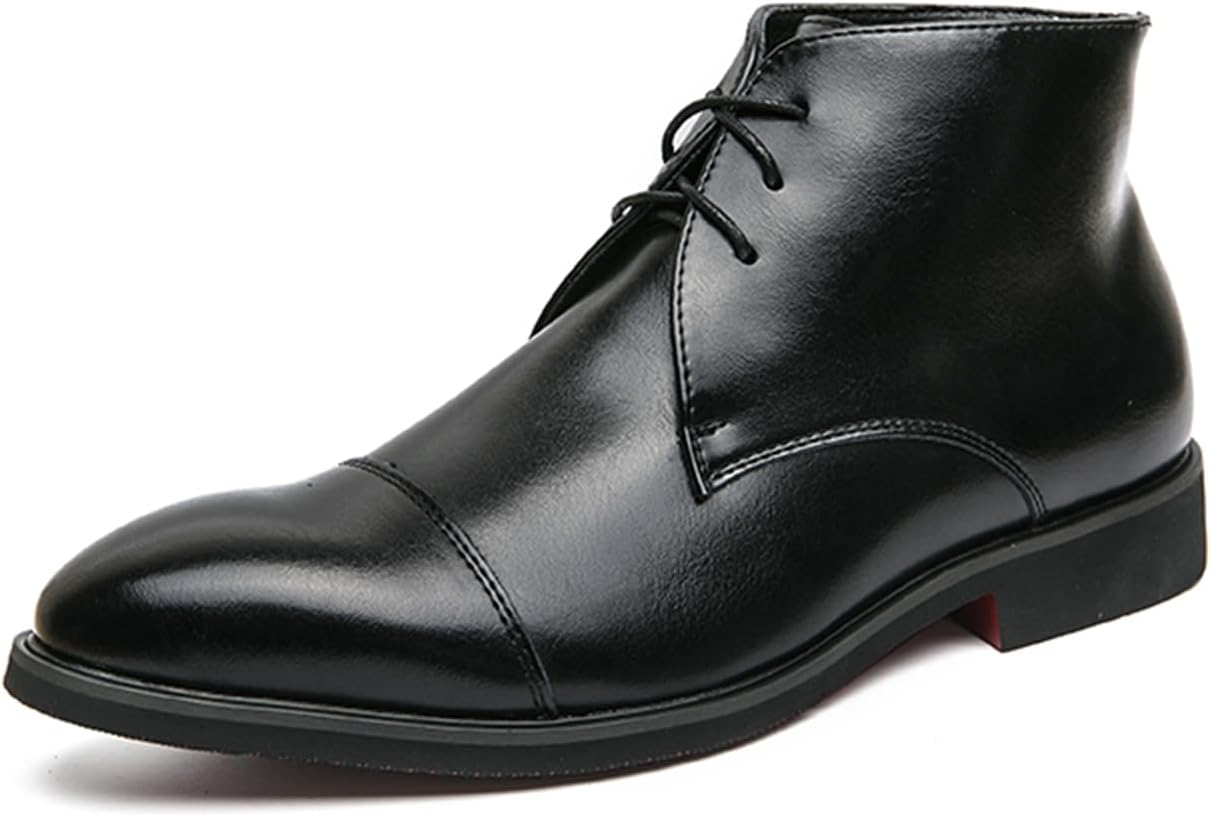 Мужские ботинки Чукка: повседневные кожаные ботинки с шнуровкой до щиколотки, оксфорды Abborora, черный
Мужские ботинки Чукка: повседневные кожаные ботинки с шнуровкой до щиколотки, оксфорды Abborora, черный