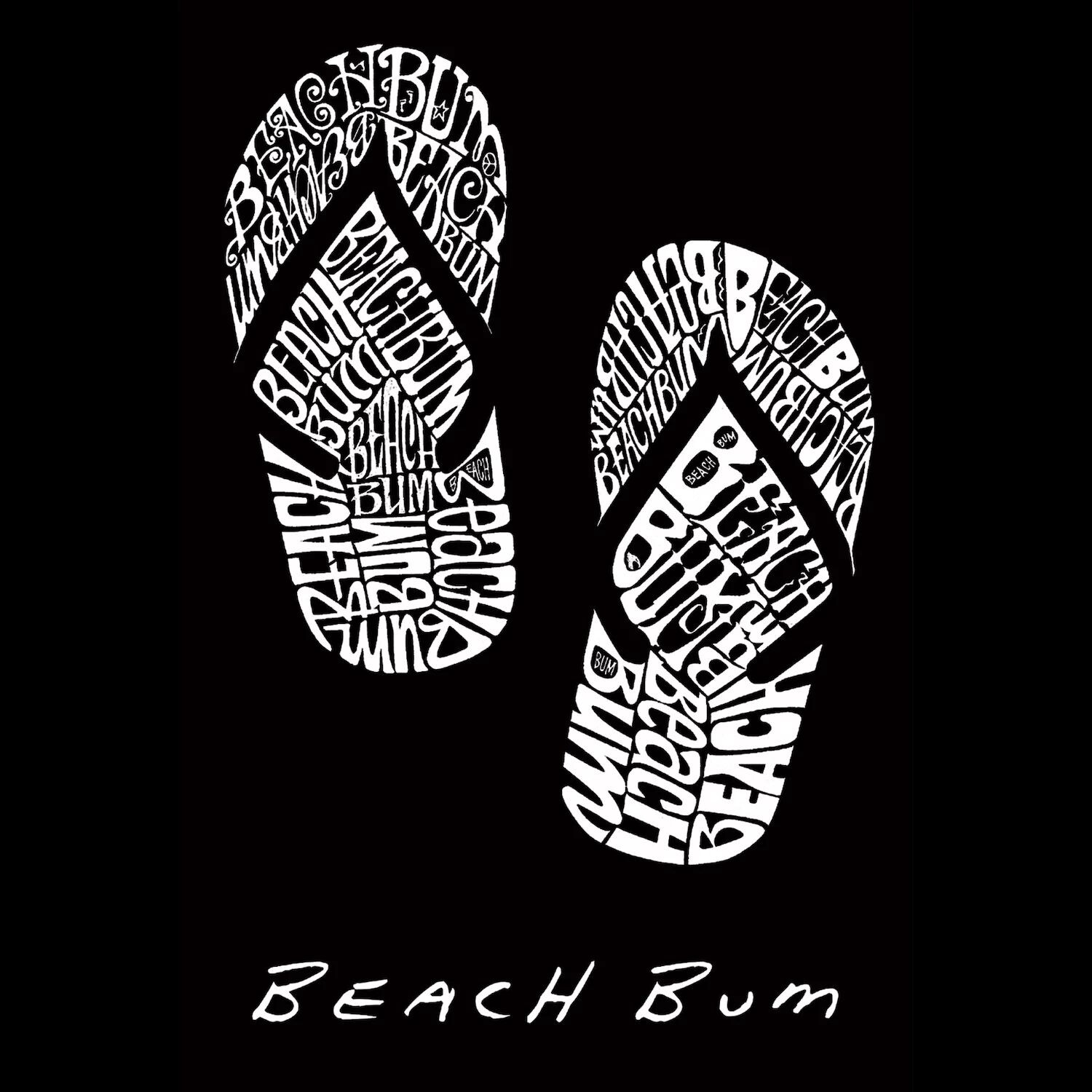 Beach Bum — мужская футболка с рисунком Word Art LA Pop Art
Beach Bum — мужская футболка с рисунком Word Art LA Pop Art