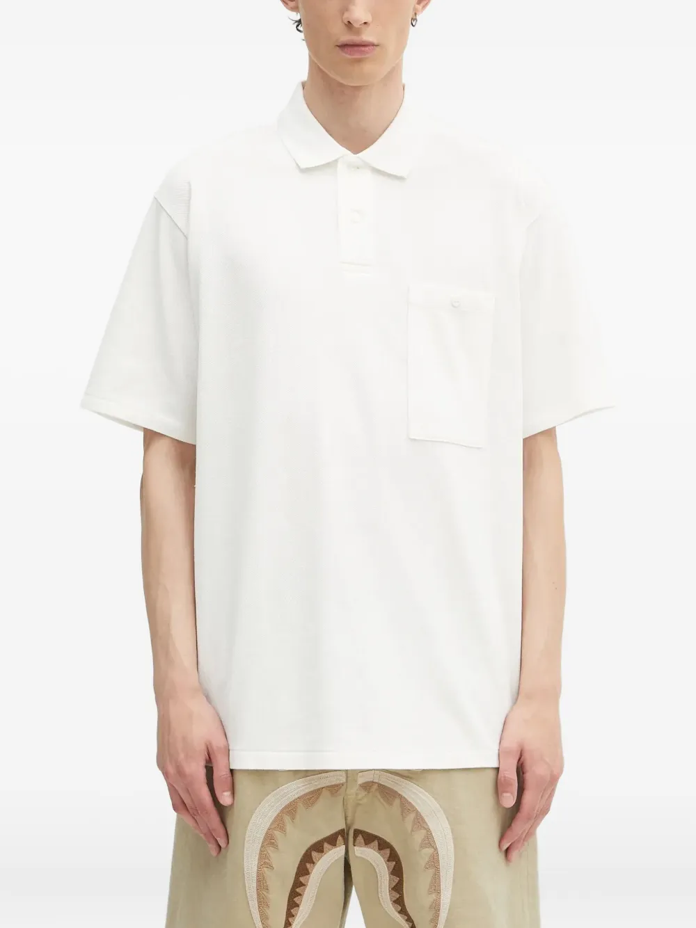 Рубашка поло с вышивкой Human Made, белый
Рубашка поло с вышивкой Human Made, белый