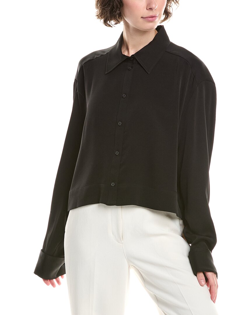 MICHAEL Michael Kors Сатиновая рубашка, черный
MICHAEL Michael Kors Сатиновая рубашка, черный