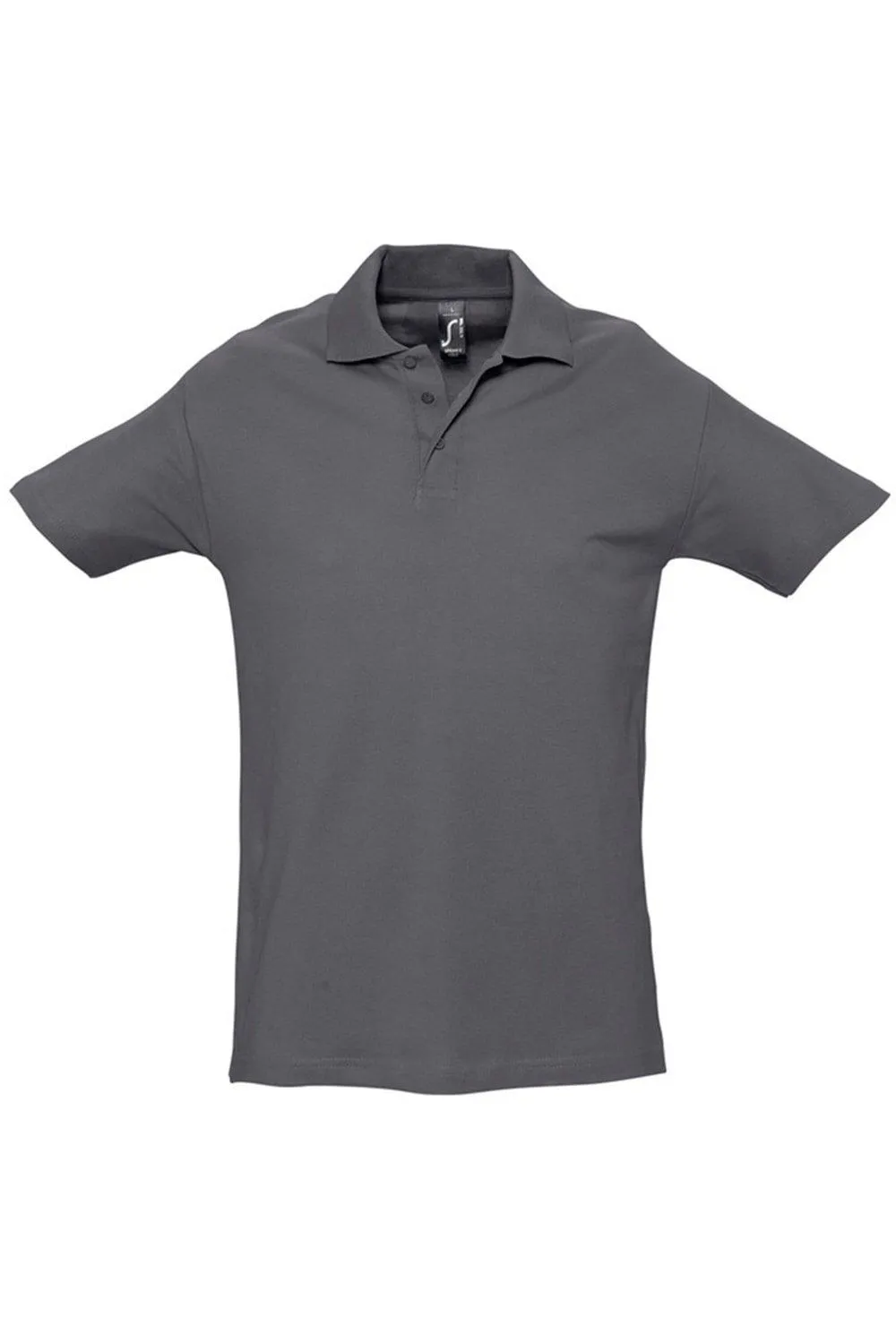 Рубашка-поло из тяжелого материала с короткими рукавами Spring II SOL'S, серый 
Рубашка-поло из тяжелого материала с короткими рукавами Spring II SOL'S, серый