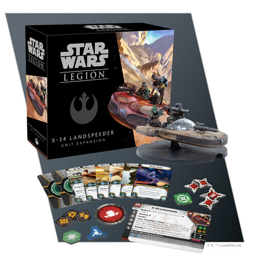 Фигурки Star Wars: Legion – X-34 Landspeeder Unit Expansion Fantasy Flight Games
Фигурки Star Wars: Legion – X-34 Landspeeder Unit Expansion Fantasy Flight Games