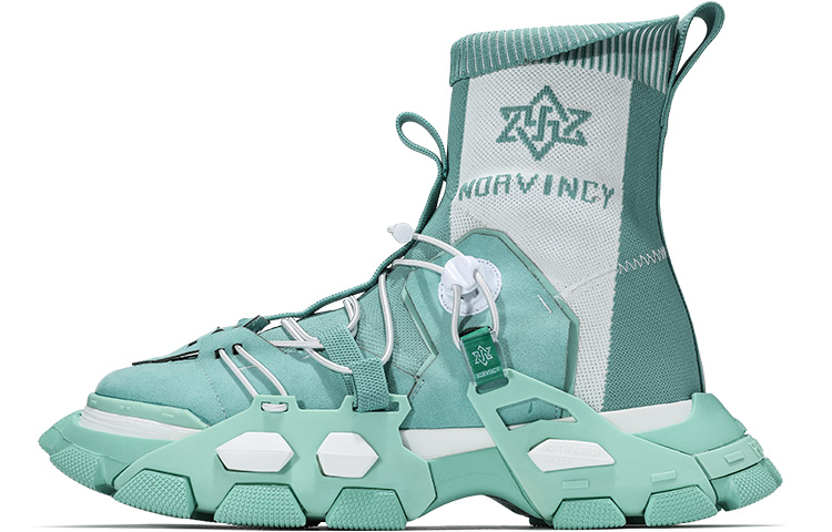 NORVINCY Массивные кроссовки унисекс высокие серо-зеленые, цвет Green
NORVINCY Массивные кроссовки унисекс высокие серо-зеленые, цвет Green