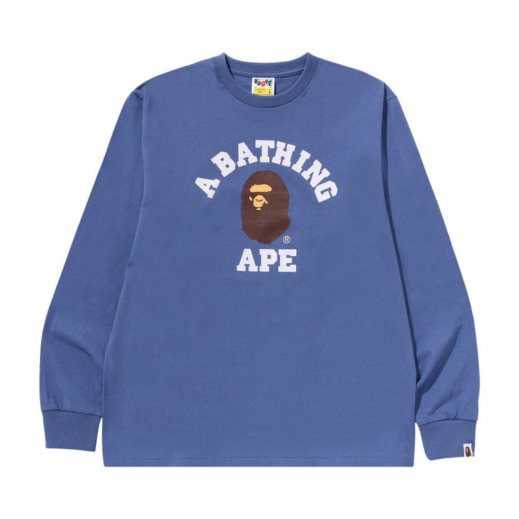 Футболка BAPE College Long-Sleeve Tee, Navy
Футболка BAPE College Long-Sleeve Tee, Navy