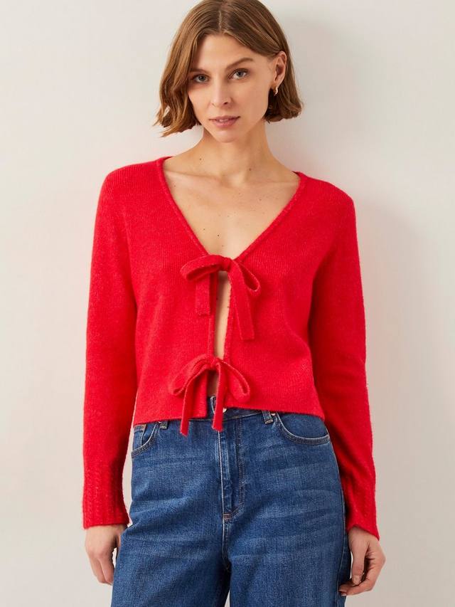 Кардиган с завязками спереди от тины Monsoon, красный
Кардиган с завязками спереди от тины Monsoon, красный