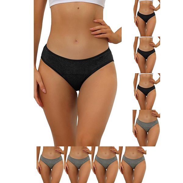 9 пар женского белья мид-уайстд хипстер Inspire Chic, Black Gray
9 пар женского белья мид-уайстд хипстер Inspire Chic, Black Gray