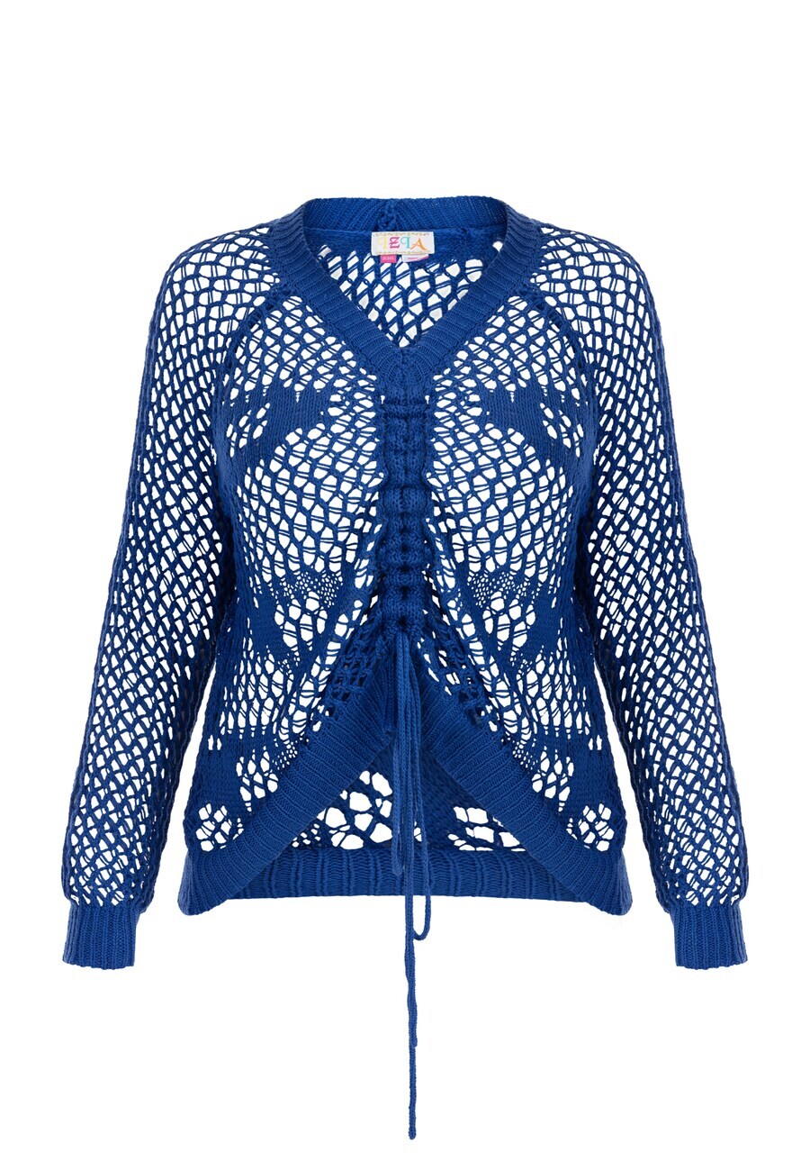 Тонкий вязаный свитер IZIA Sweater, синий
Тонкий вязаный свитер IZIA Sweater, синий