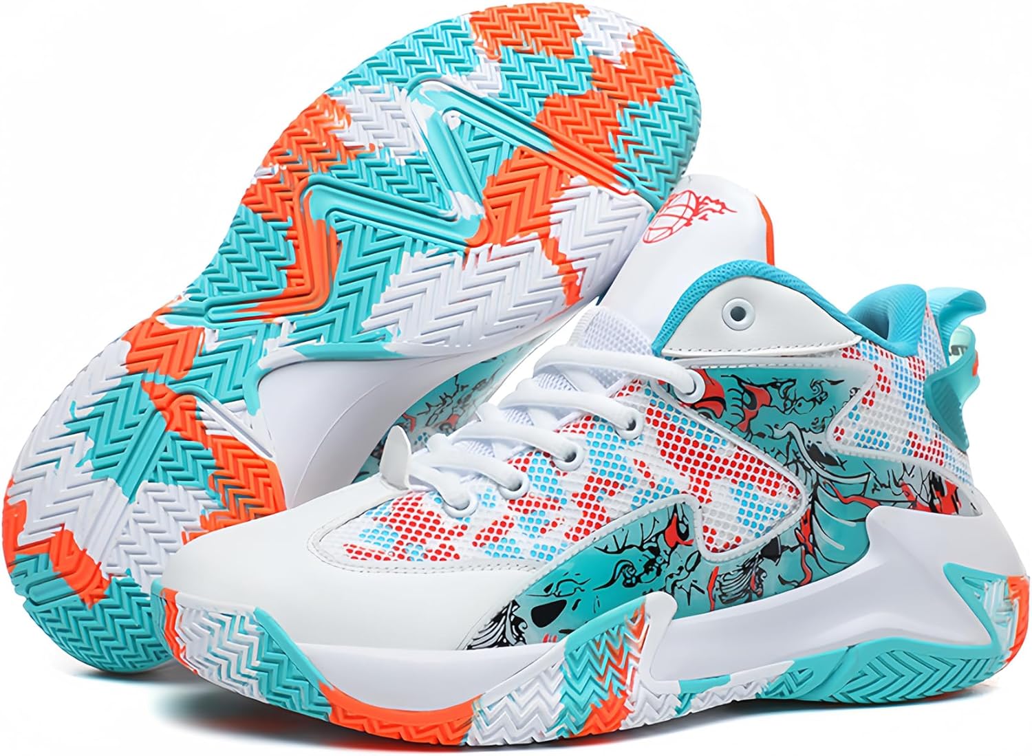 Мужские баскетбольные кроссовки Qiucdzi с противоскользящей подошвой, дышащие, для улицы, модные, с граффити, для спорта, тренировок, бега и ходьбы, зеленый
Мужские баскетбольные кроссовки Qiucdzi с противоскользящей подошвой, дышащие, для улицы, модные, с граффити, для спорта, тренировок, бега и ходьбы, зеленый