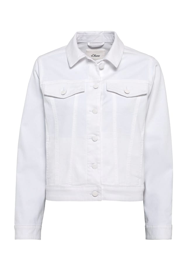 Джинсовая куртка с отложным воротником S.Oliver, белый
Джинсовая куртка с отложным воротником S.Oliver, белый