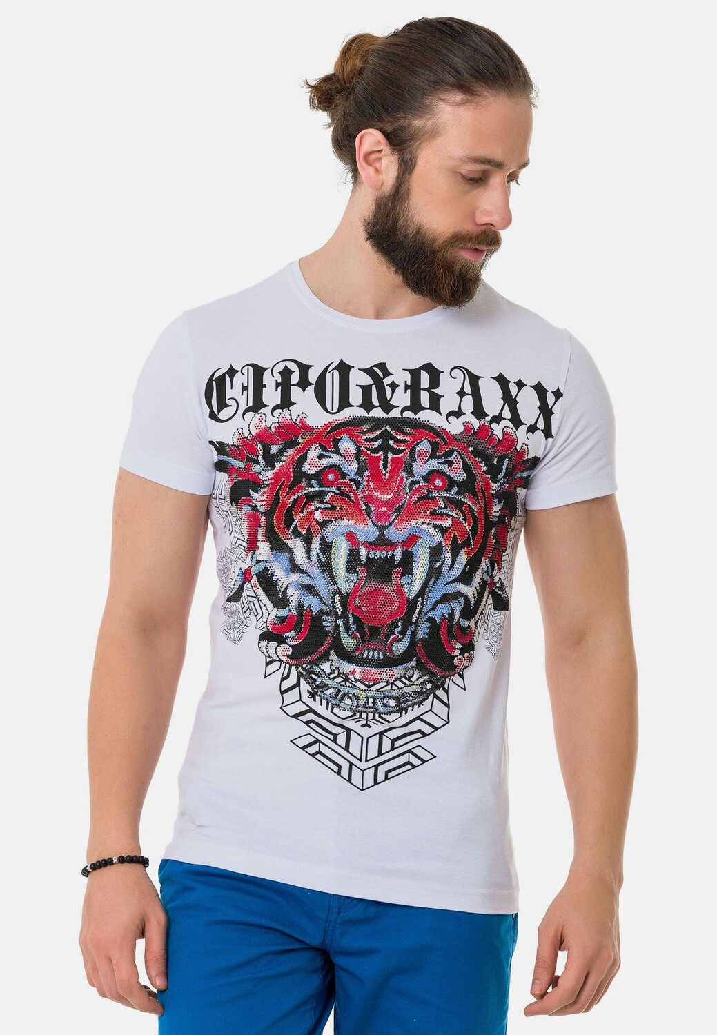 Футболка в классном дизайне CIPO & BAXX, белый
Футболка в классном дизайне CIPO & BAXX, белый