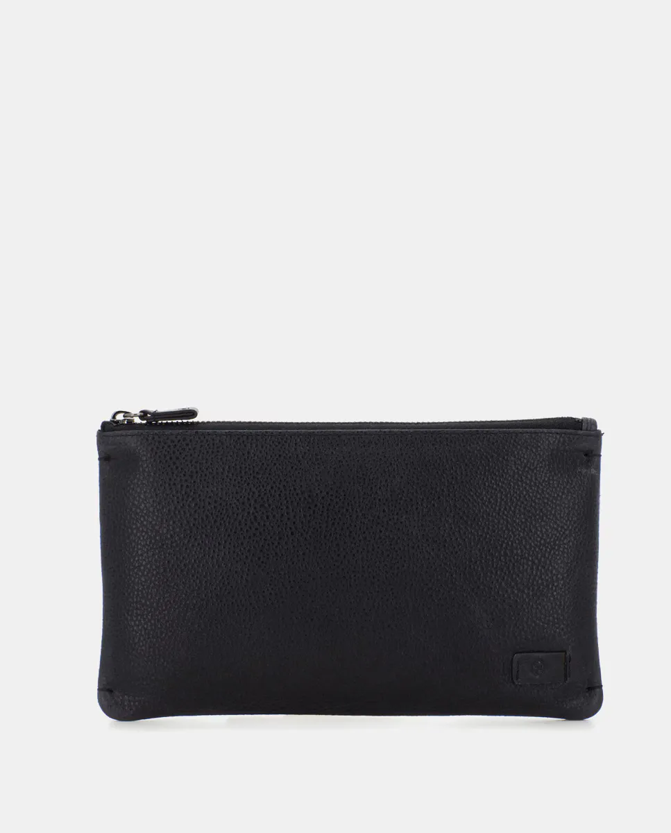 Большой дорожный кошелек унисекс из черной кожи Scharlau, черный
Большой дорожный кошелек унисекс из черной кожи Scharlau, черный