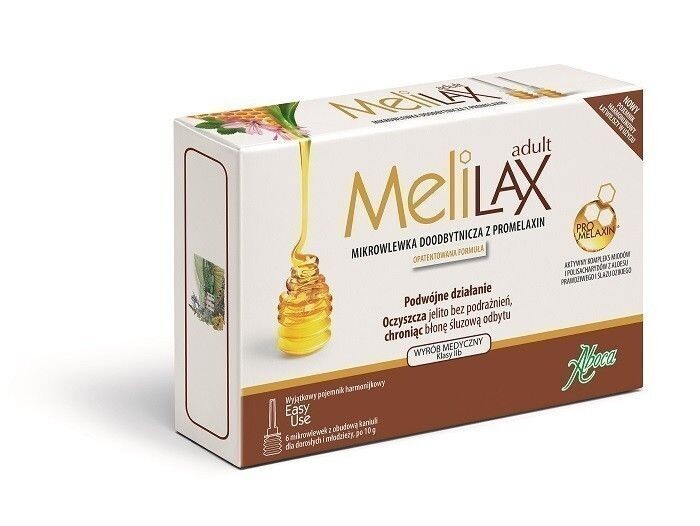 Подготовка к запору Aboca Melilax Adult 60 гр, 6 op.
Подготовка к запору Aboca Melilax Adult 60 гр, 6 op.