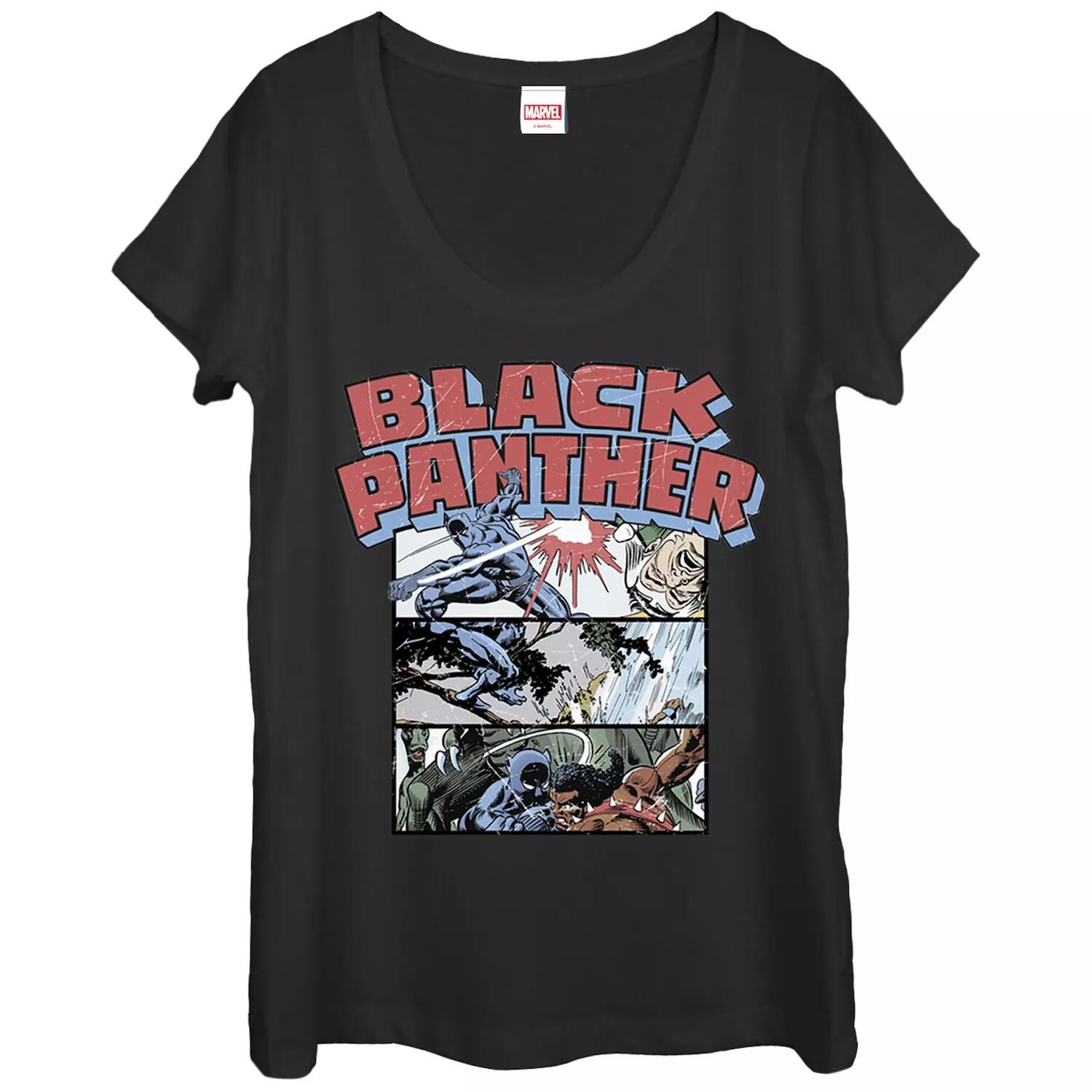Футболка с круглым вырезом и коллажем в стиле комиксов Marvel Black Panther для юниоров Licensed Character
Футболка с круглым вырезом и коллажем в стиле комиксов Marvel Black Panther для юниоров Licensed Character