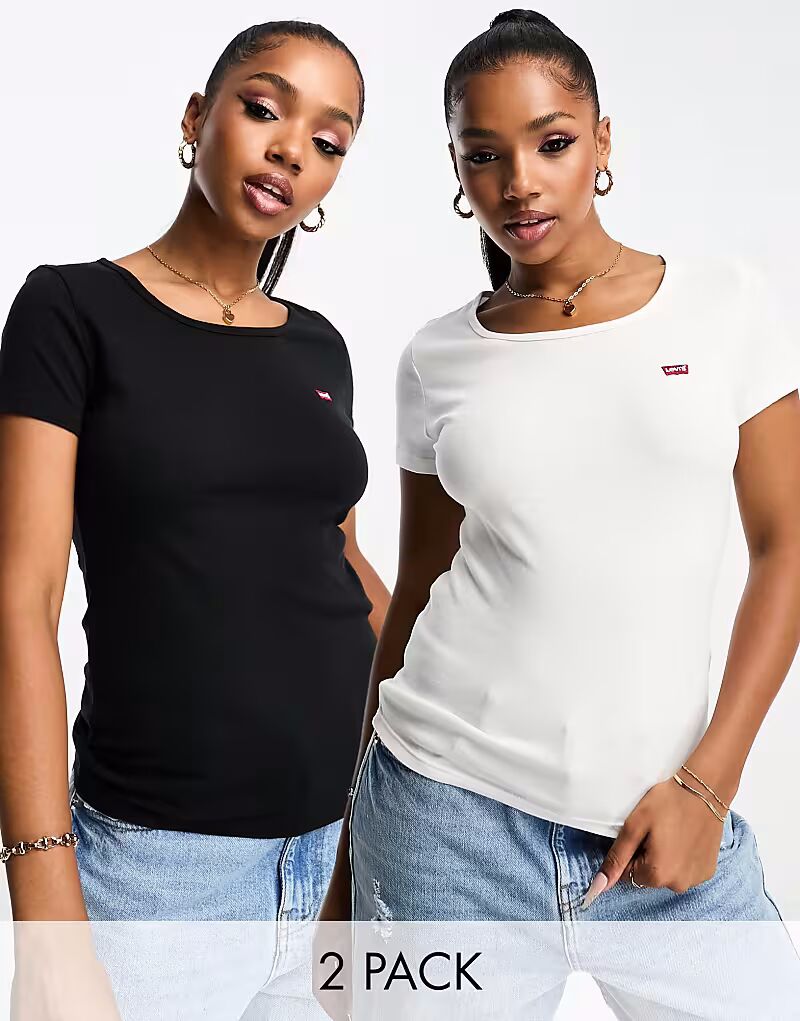 Комплект из 2 футболок белого и черного цветов с логотипом Levi'S, Черный, Комплект из 2 футболок белого и черного цветов с логотипом Levi'S
Комплект из 2 футболок белого и черного цветов с логотипом Levi'S, Черный, Комплект из 2 футболок белого и черного цветов с логотипом Levi'S