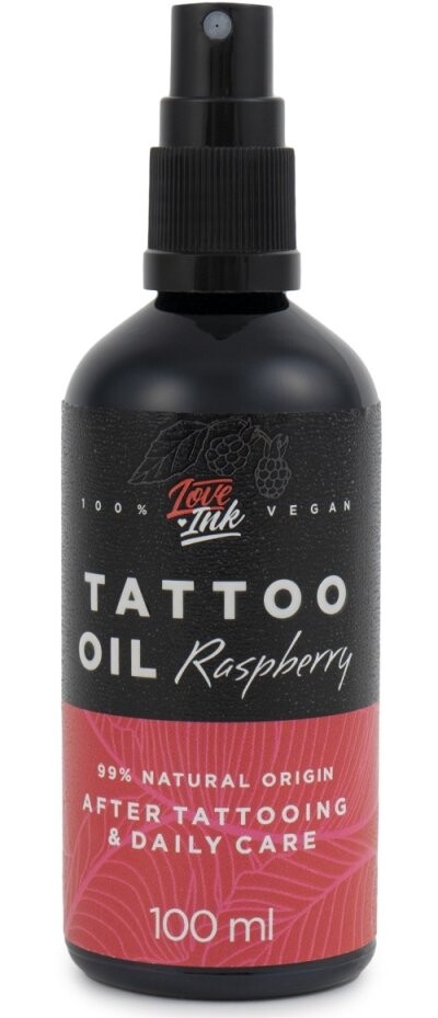 LoveInk, Масло для ухода за татуировкой, Масло для татуировки, Малина, 100 мл
LoveInk, Масло для ухода за татуировкой, Масло для татуировки, Малина, 100 мл