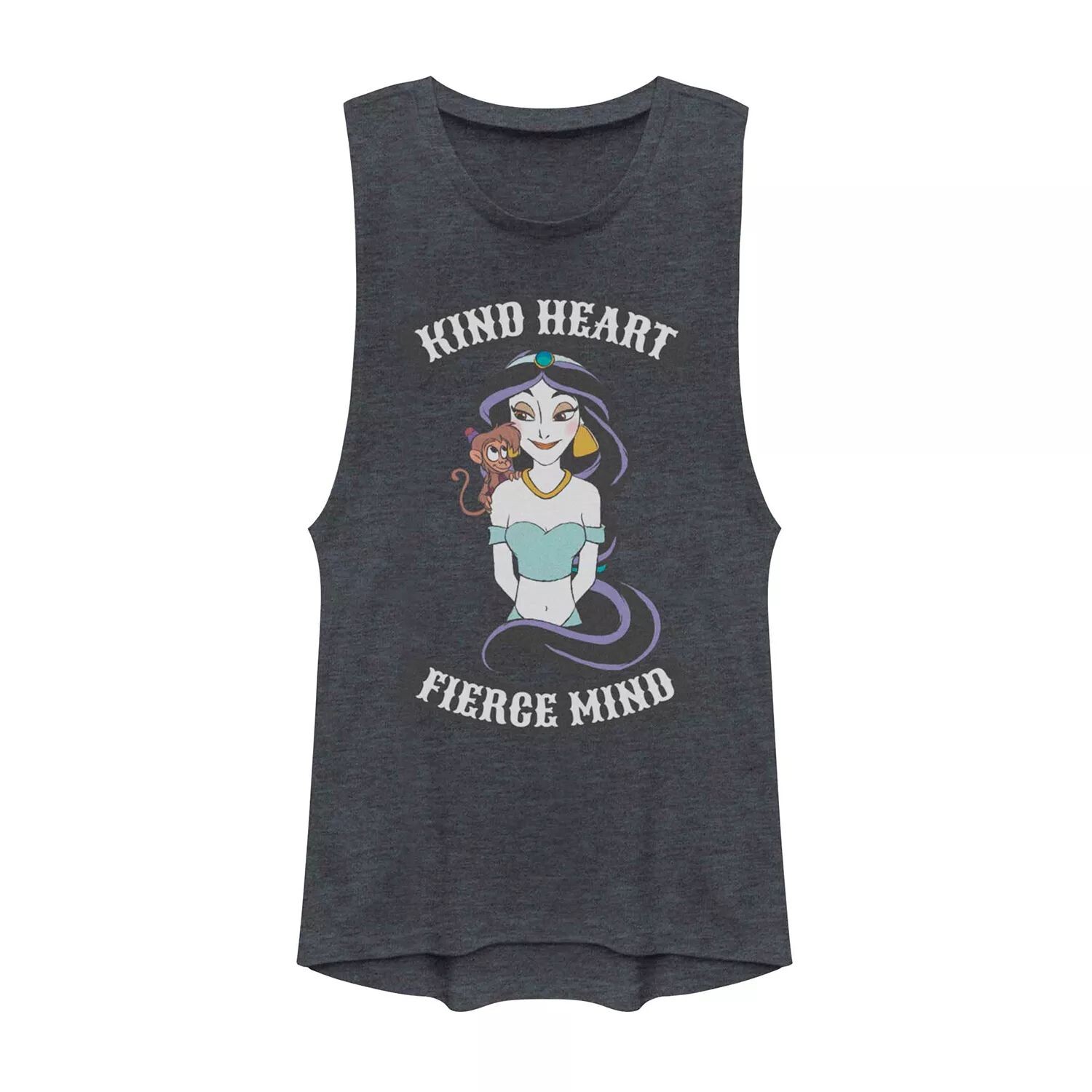 Майка с графическим изображением Аладдина Жасмина «Доброе сердце, жестокий разум» для юниоров Диснея Disney
Майка с графическим изображением Аладдина Жасмина «Доброе сердце, жестокий разум» для юниоров Диснея Disney