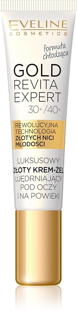 Укрепляющий крем для кожи вокруг глаз Gold Revita Expert с охлаждающим эффектом Eveline Cosmetics, 15 мл
Укрепляющий крем для кожи вокруг глаз Gold Revita Expert с охлаждающим эффектом Eveline Cosmetics, 15 мл