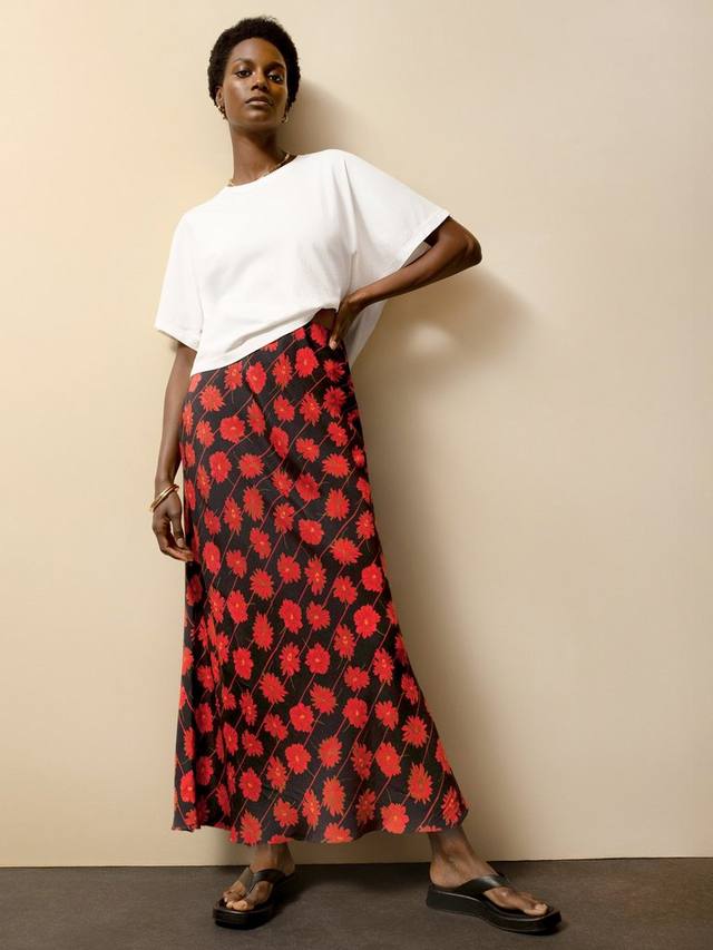 Юбка Petite с розовыми полосками и косым кроем Ro&Zo, Red
Юбка Petite с розовыми полосками и косым кроем Ro&Zo, Red