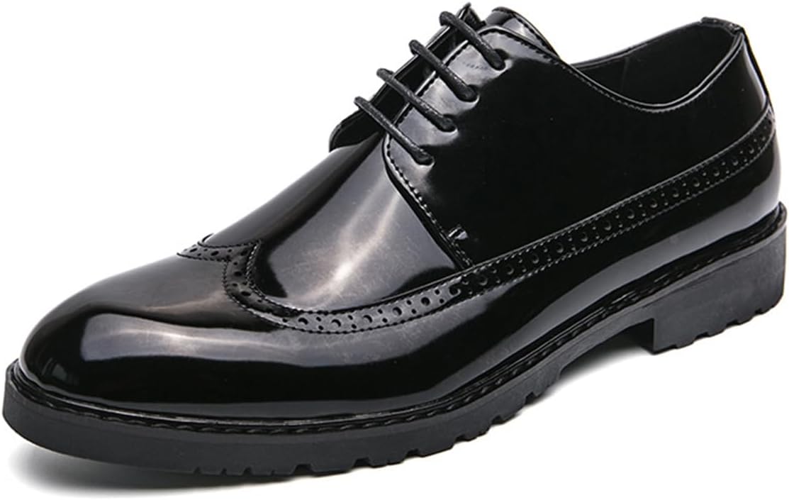 Мужские блестящие кожаные броги с крылышками, классические оксфорды с круглым носком, низкие, на шнуровке и слипоне, с мягкой подошвой, современные деловые формальные дерби для ежедневной работы, офиса и вечеринок Ksedt, черный
Мужские блестящие кожаные броги с крылышками, классические оксфорды с круглым носком, низкие, на шнуровке и слипоне, с мягкой подошвой, современные деловые формальные дерби для ежедневной работы, офиса и вечеринок Ksedt, черный