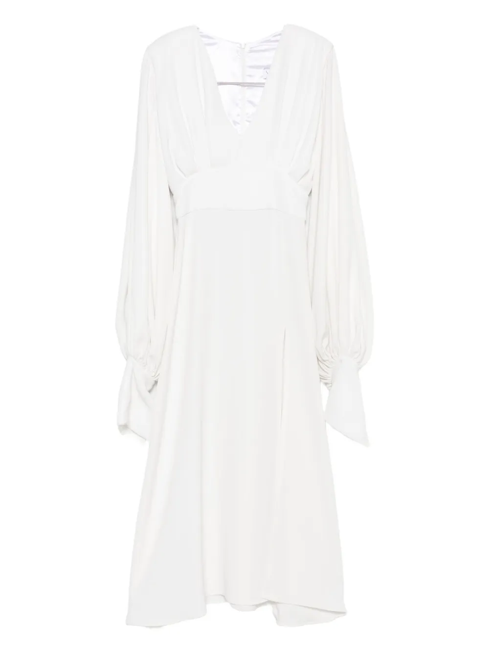Платье миди «Венеция» с V-образным вырезом Vestiaire d'un Oiseau Libre, белый 
Платье миди «Венеция» с V-образным вырезом Vestiaire d'un Oiseau Libre, белый